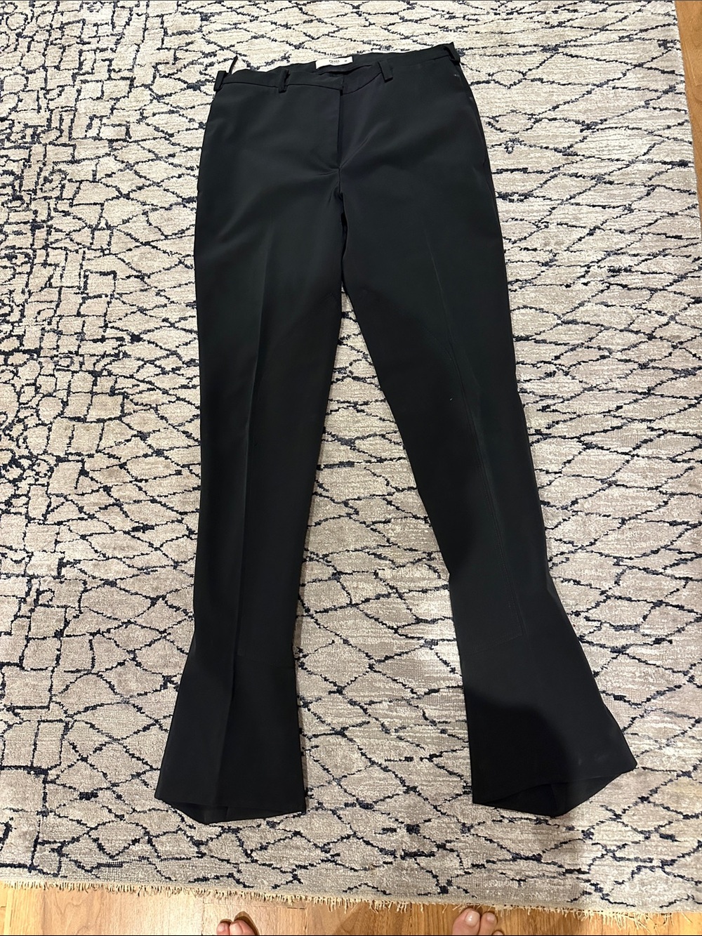 Prada Black Boot-Cut Dress Pants